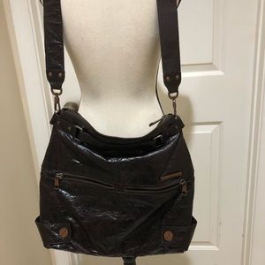 Burgundy Crossbody designer bag